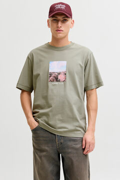 Jack & Jones Bedrucktes kurz&auml;rmelig Shirt