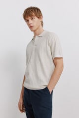 Springfield Basic structured polo shirt grey