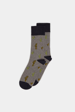 Springfield Long cactus socks gray