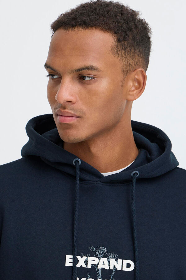 Blend Hood sweatshirt blue