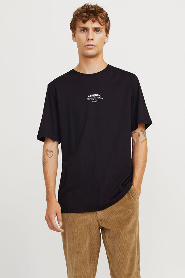 JJ REBEL Regular fit T-shirt black