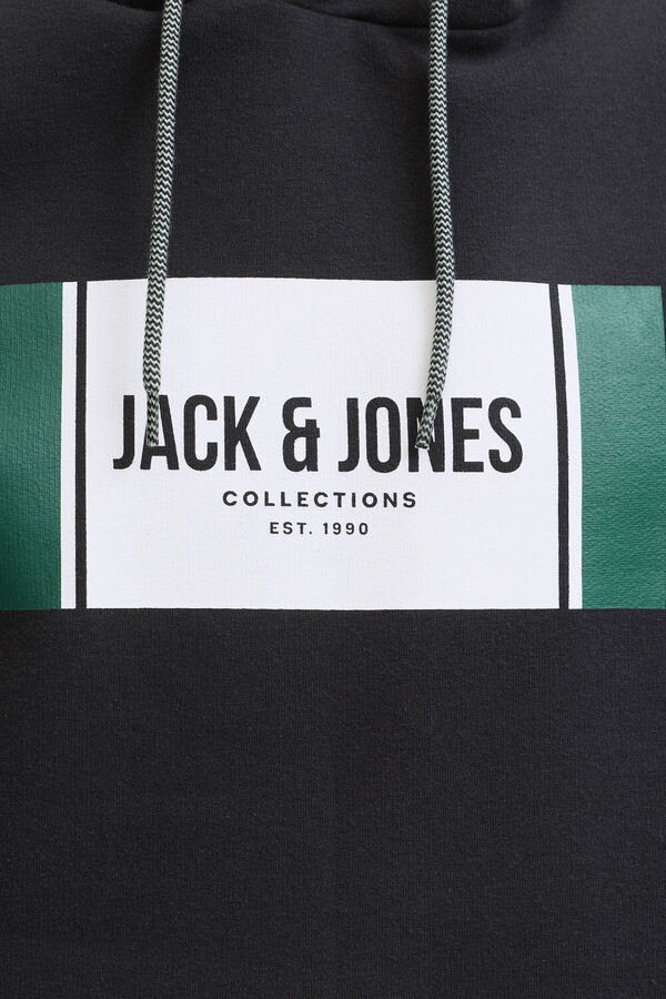 Jack & Jones Sudadera regular fit negro