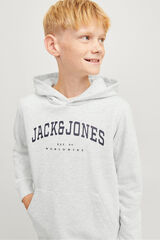 Jack & Jones Junior Sudadera con capucha relaxed blanco