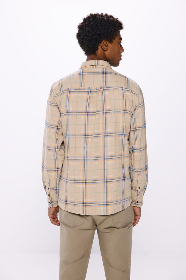 Springfield Checked shirt camel