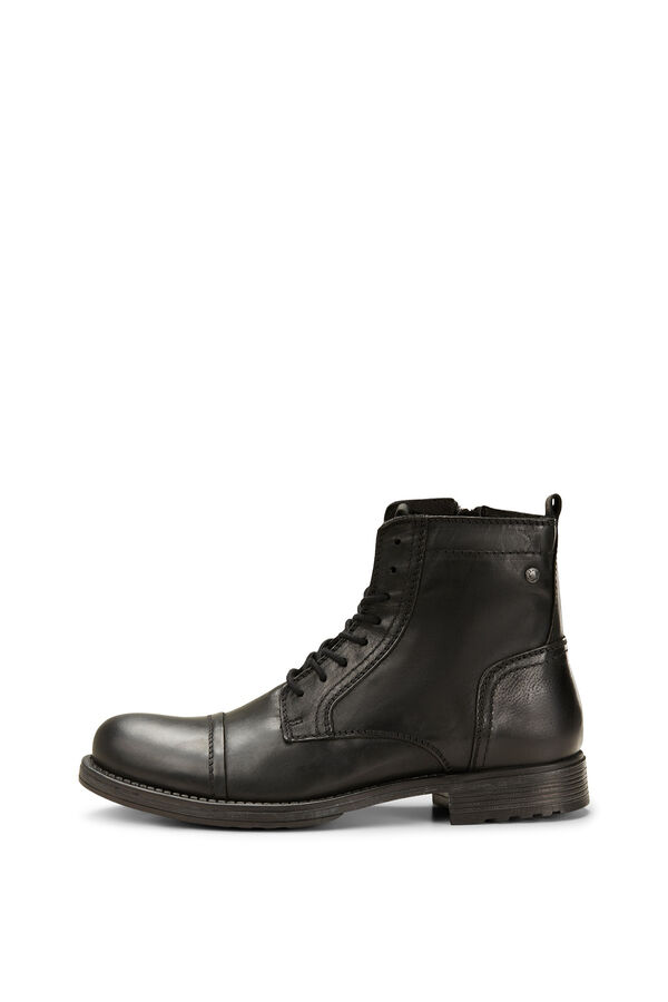 Jack & Jones Leather ankle boots black