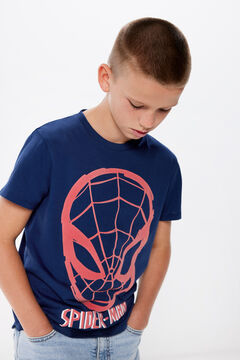 Springfield T-shirt Spiderman menino marinho mistura