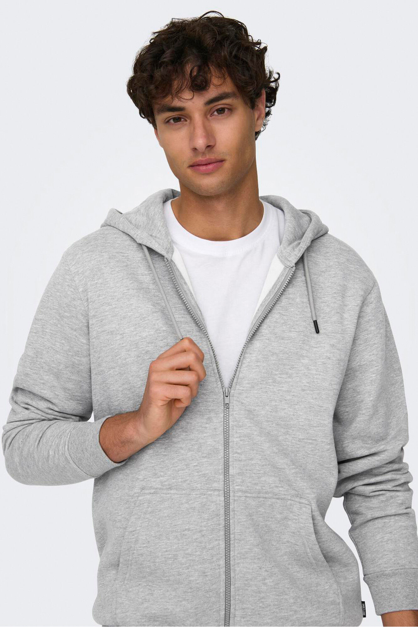 Only & Sons Sweatshirt com fecho-&eacute;clair