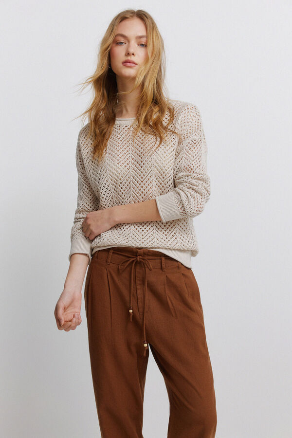 Springfield Lanene pantalone Braon