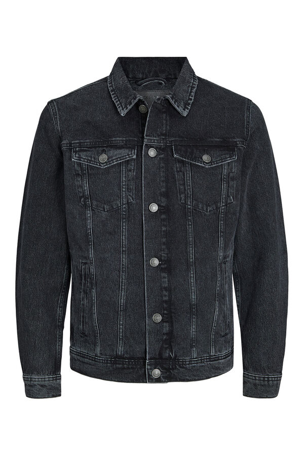 Jack & Jones Cropped denim jacket black