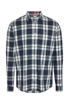 Springfield Tommy Jeans men's checked shirt navy