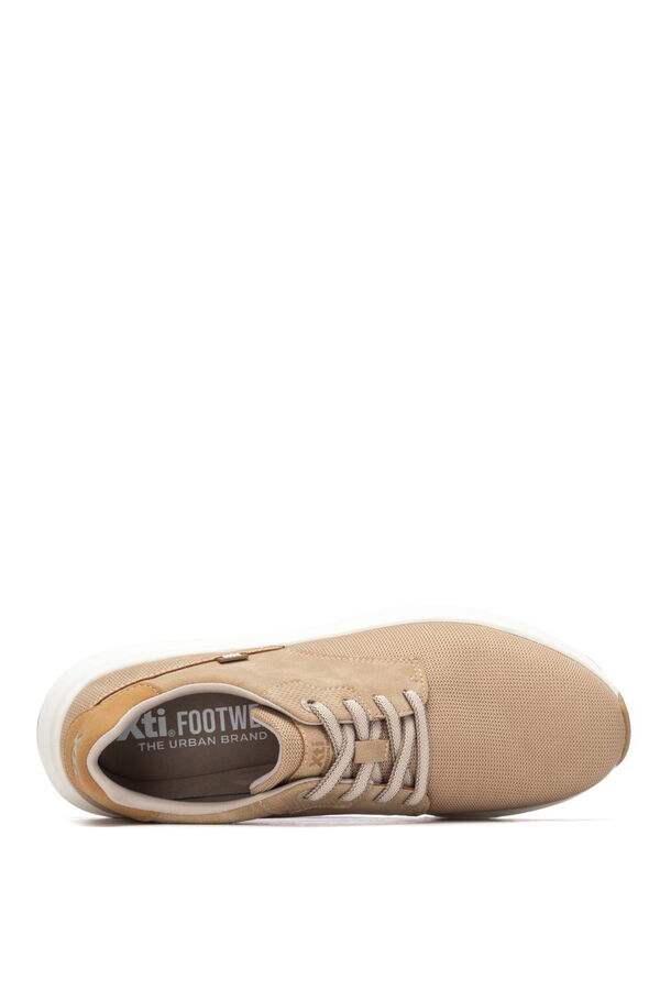 XTI Casual lace-up trainers brown