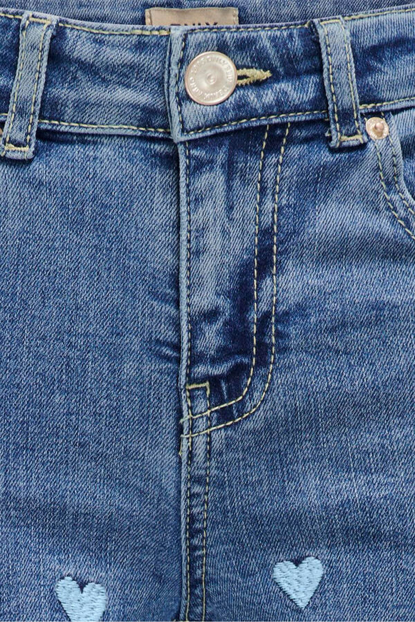 Only Girls Pantal&oacute;n vaquero bordado ni&ntilde;a azul