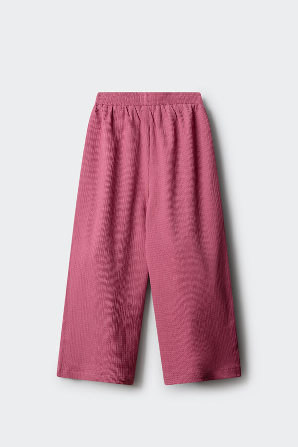 Springfield Kids Lagane culotte pantalone za devojčice Ljubičasta