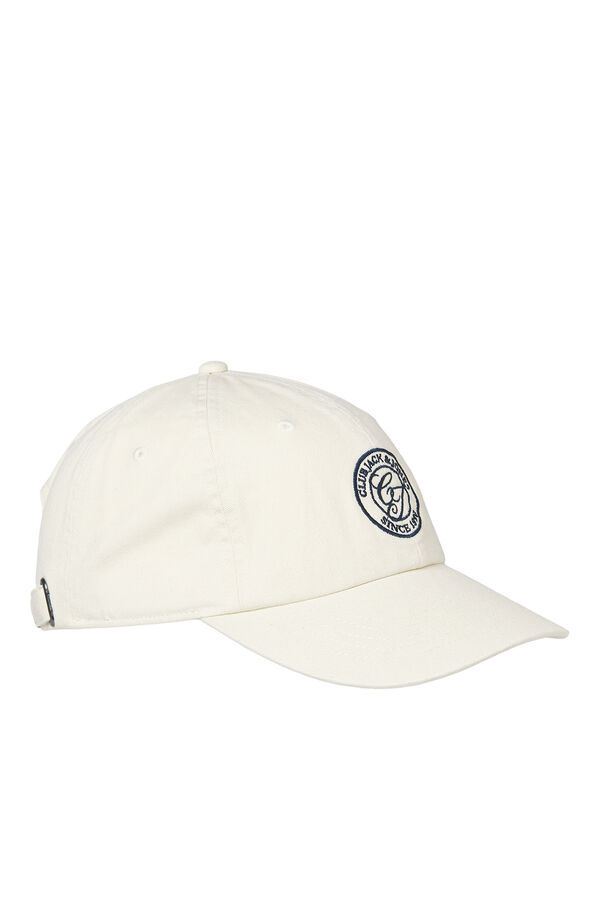 Jack & Jones Logo cap blanc