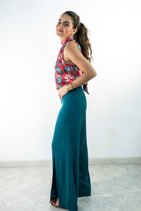 Cul Sac Slit trousers green