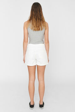Springfield Shorts with turn up hems white