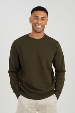 Springfield Sweatshirt with fleece interior navy