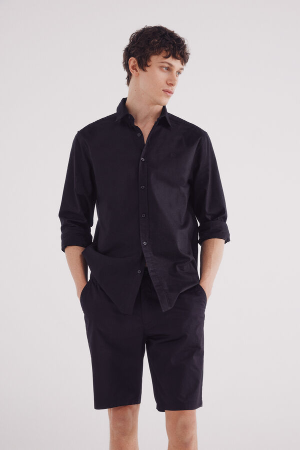 Springfield Lightweight comfort fit Bermuda shorts black