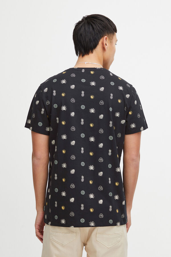 Springfield Short-sleeved T-shirt - Mini print  black