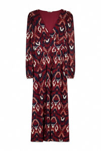 Springfield Vestido estampado manga comprida