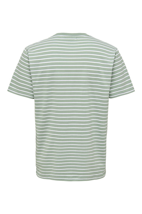 Only & Sons T-shirt de manga curta estampada verde