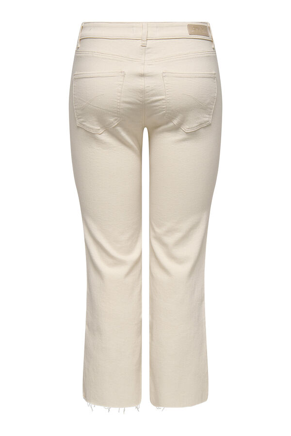 Only Flared crop jeans pink