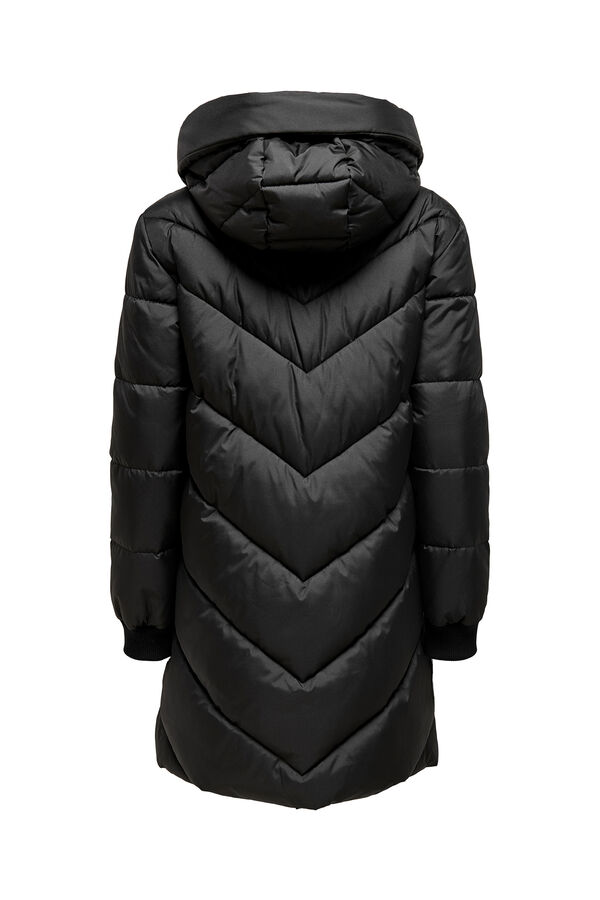 JDY Puffer coat black