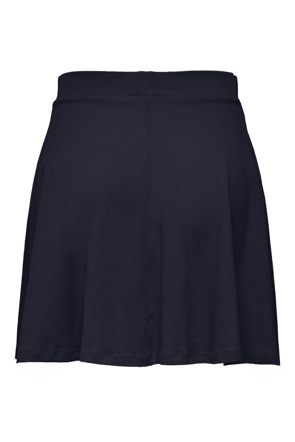Springfield Short cotton skirt bluish
