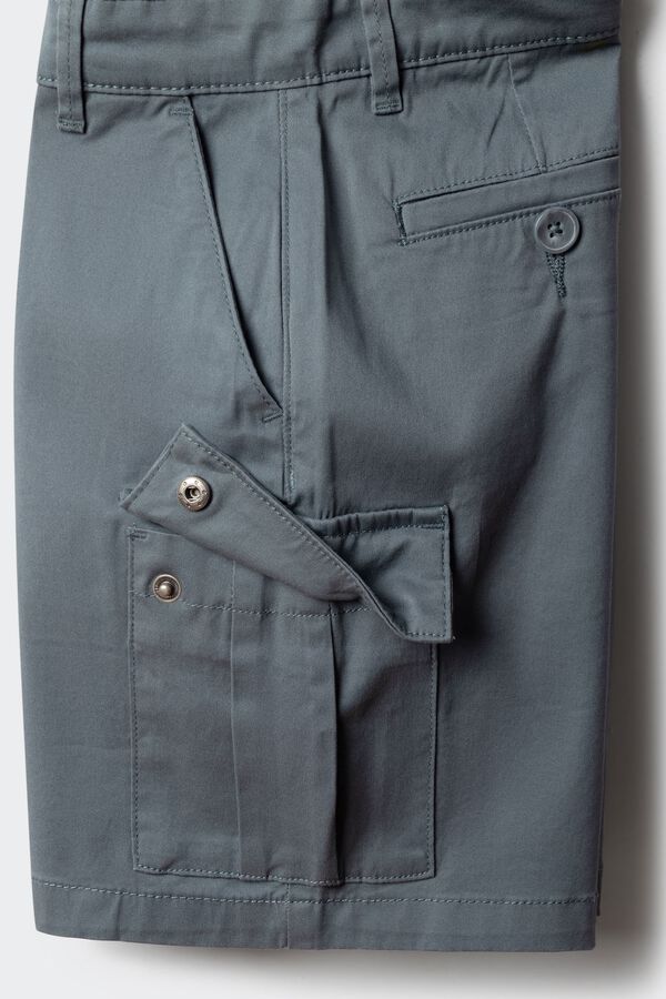 Springfield Kids Bermuda chino cargo de menino azul