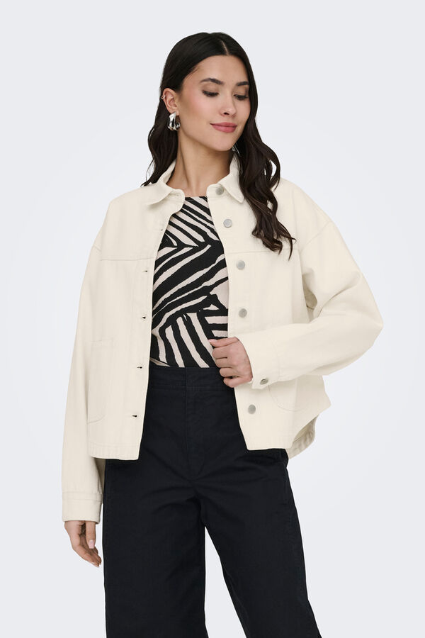 JDY Chaqueta vaquera rosa