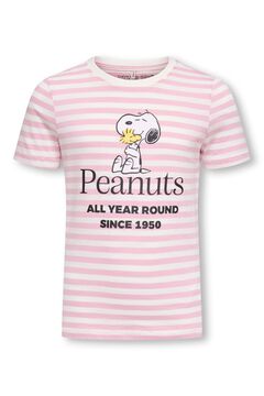 Only Girls Camiseta de manga corta con estampado frontal