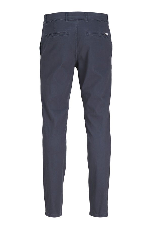 JJ REBEL Slim Fit Chinohose Blau