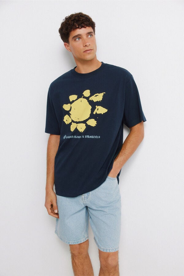 Springfield Camiseta KUMI Sol azul
