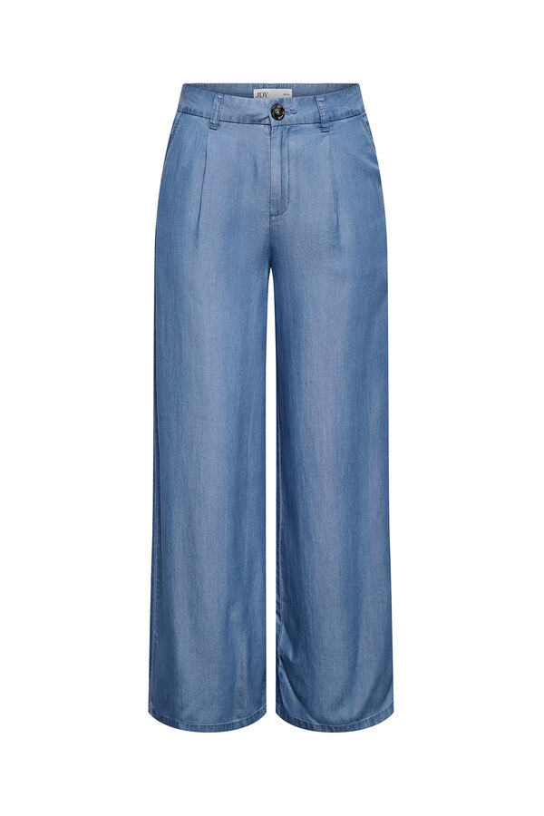 JDY Pantal&oacute;n largo ancho azul