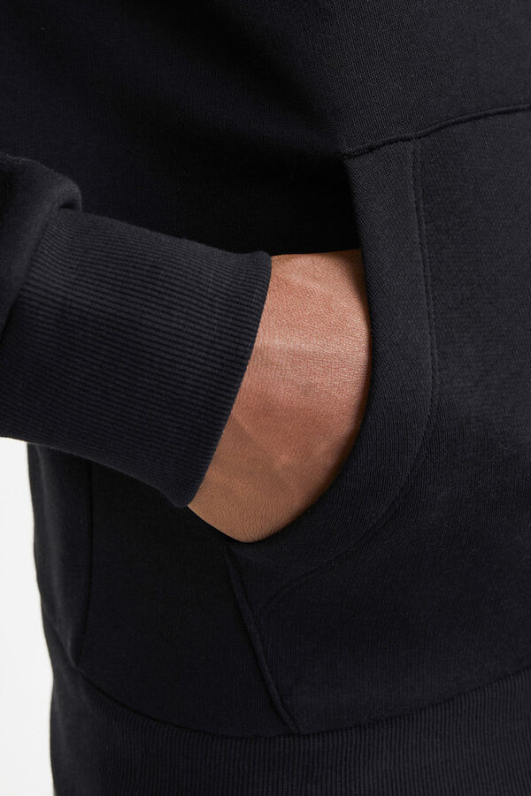 Jack & Jones Sudadera logo frontal negro