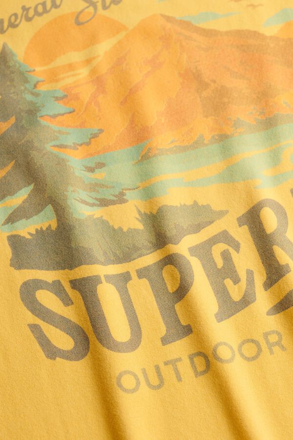 Superdry Short sleeve mountain graphic T-shirt printed