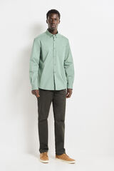 Springfield Stretch fabric dress shirt green