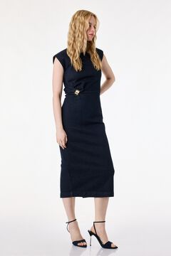 Koton Vestido midi denim