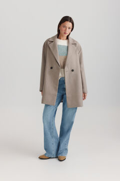 Springfield Soft touch button coat
