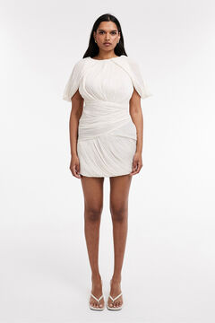 Topshop Vestido corto detalle fruncido