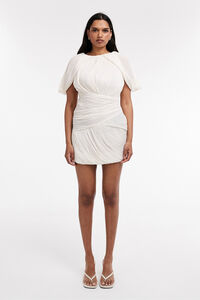 Topshop Vestido corto detalle fruncido