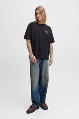 Jack & Jones Backprint T-shirt  Crna