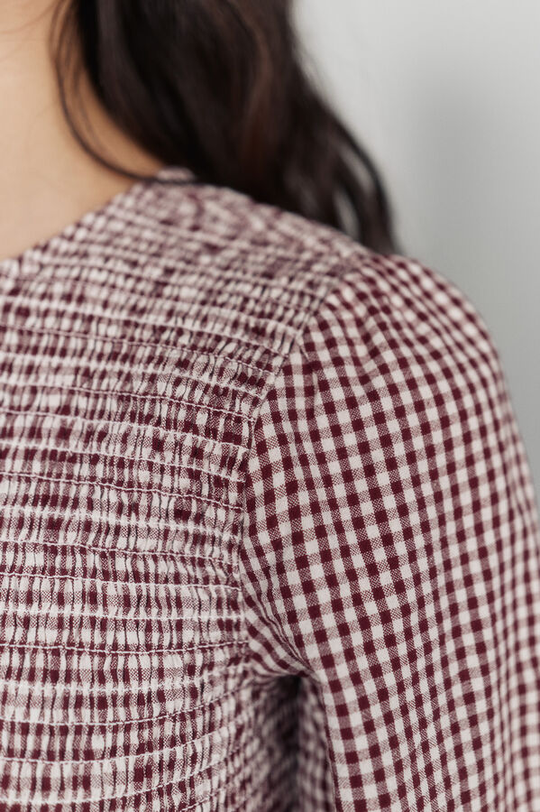 High Spirits Plaidie Blouse printed