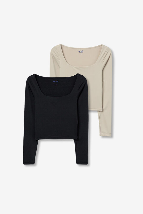 Tiffosi Young Super Slim Fit T-shirt Pack black