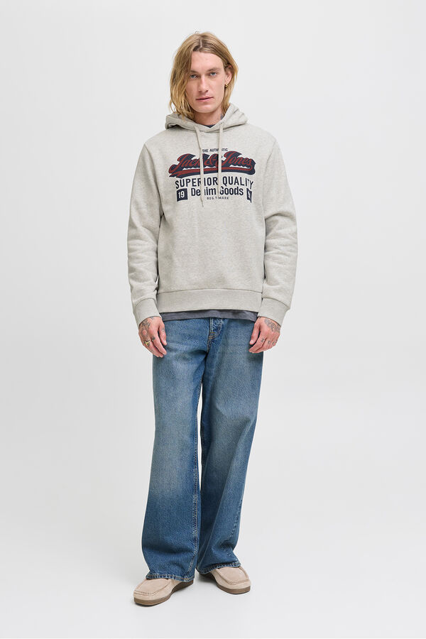 Jack & Jones Sudadera regular fit blanco
