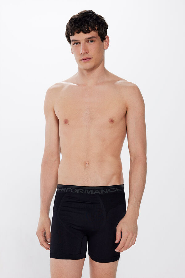 Springfield 2-pack seamless sports boxers black