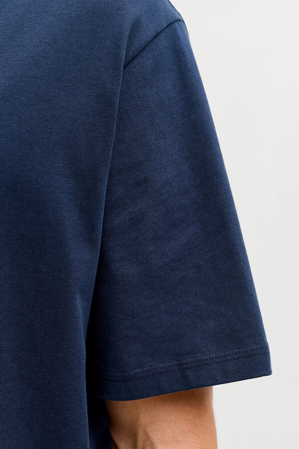 Jack & Jones Cotton short sleeve T-shirt blue