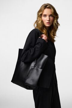 Pieces Bolso shopper efecto piel