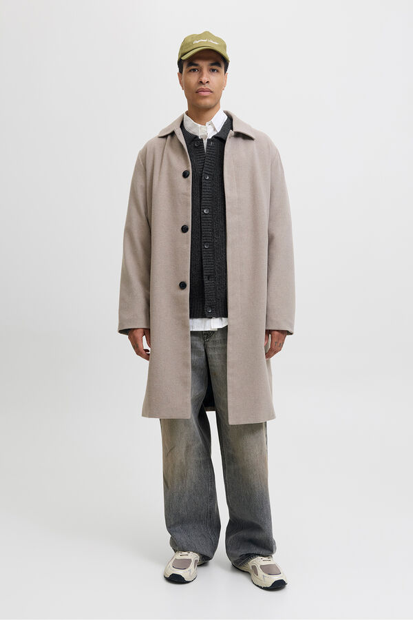 Jack & Jones C&aacute;rdigan Oversize gris
