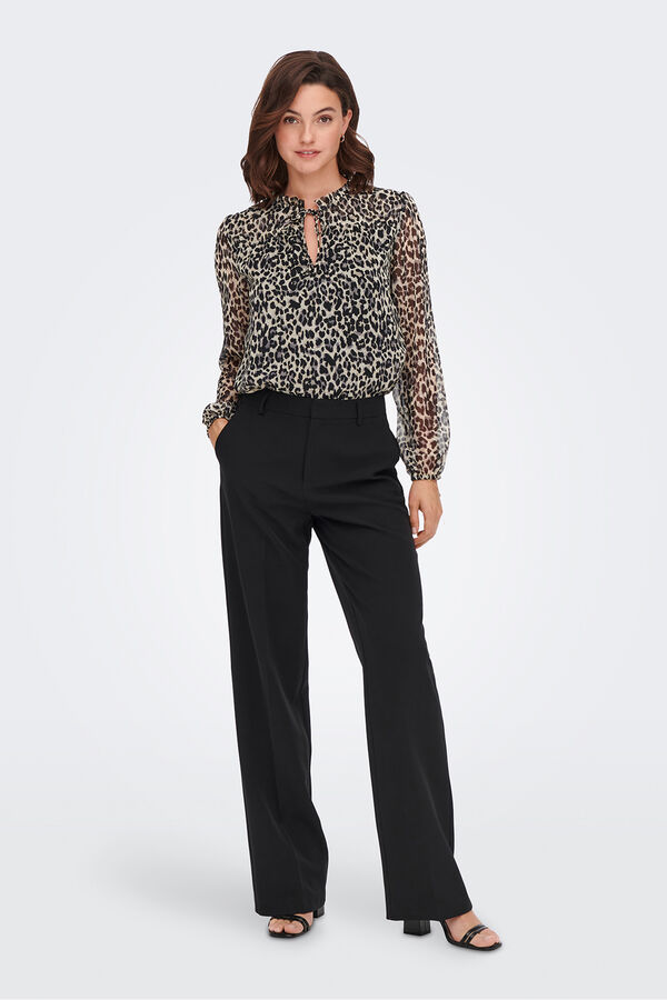 Only Blusa de gasa estampada estampado